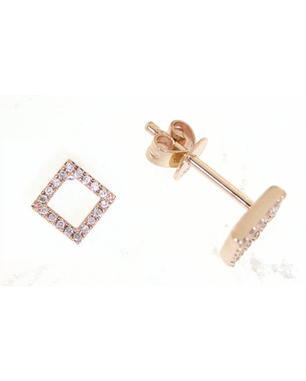 SQUARE DIAMOND STUDS (VE400)
