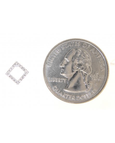 SQUARE DIAMOND STUDS (VE400)