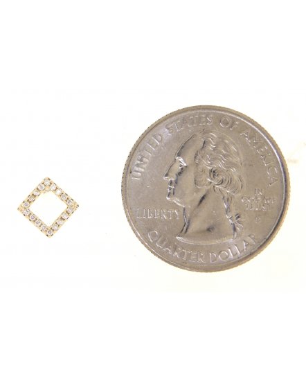 SQUARE DIAMOND STUDS (VE400)