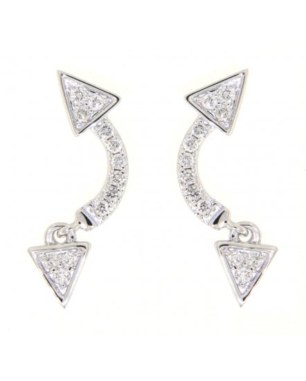 ARROW STYLE DIAMOND STUDS (VE403)