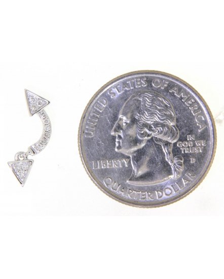  ARROW STYLE DIAMOND STUDS (VE403)