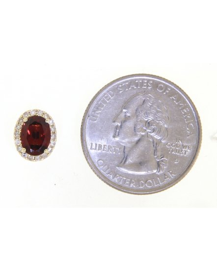 OVAL COLORED STONE DIAMOND STUDS (VE405)