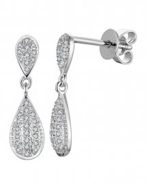 PEAR STYLE DIAMOND DANGLING (VE415)