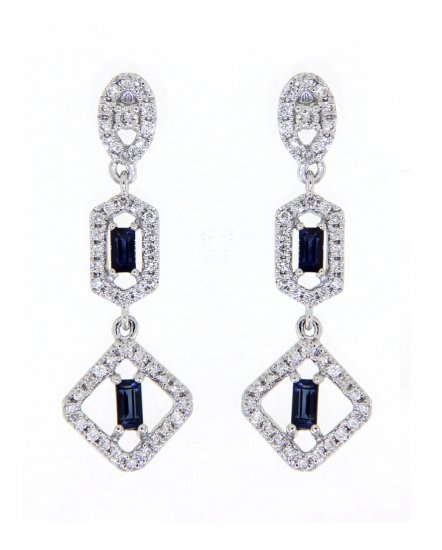 SAPPHIRE DIAMOND DANGLING (VE425)