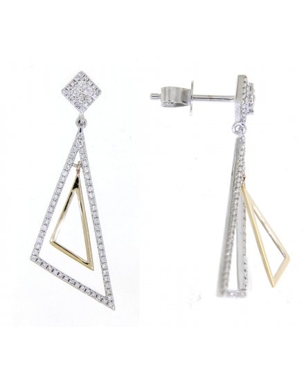 TRIANGLE STYLE DIAMOND DANGLING (VE427)