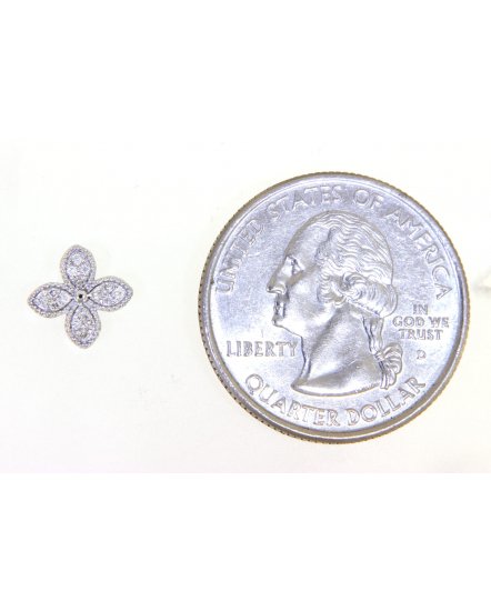 FOUR LEAF STYLE DIAMOND STUDS (VE433)