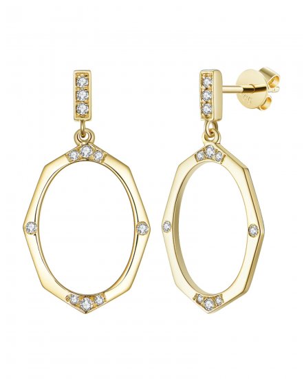 OVAL STYLE DIAMOND DANGLING (VE437)