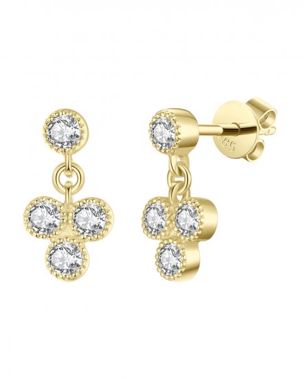 FLORAL STYLE DIAMOND DANGLING (VE440)
