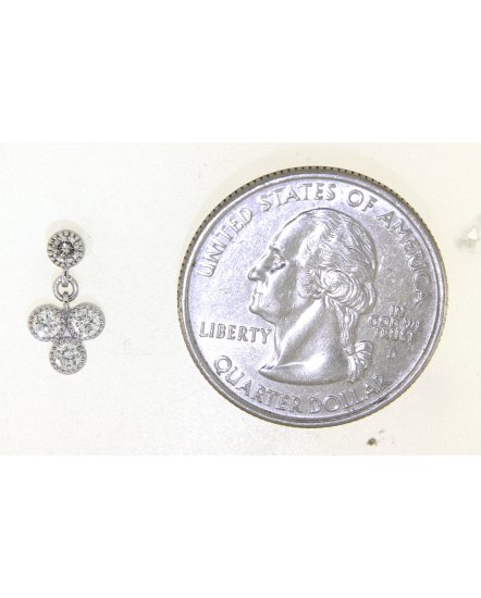 FLORAL STYLE DIAMOND DANGLING (VE440)