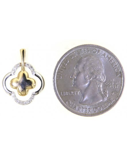 CLOVER STYLE DIAMOND DANGLING (VE472)