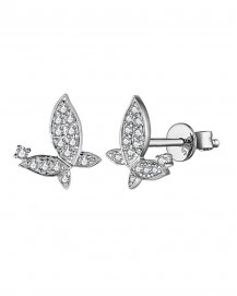 BUTTERFLY SHAPE DIAMOND STUDS (VE474)