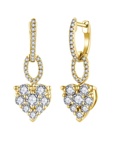 HEART STYLE DIAMOND DANGLING (VE484)