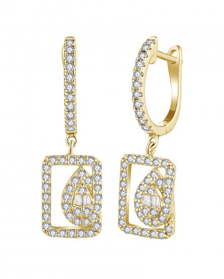 BAGUETTE DIAMOND DANGLING (VE485)