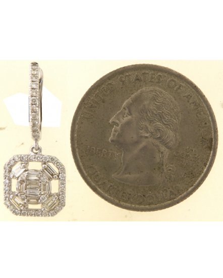 BAGUETTE DIAMOND DANGLING (VE488)