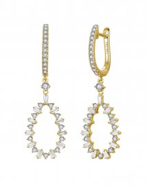 PEAR STYLE DIAMOND DANGLING (VE504)