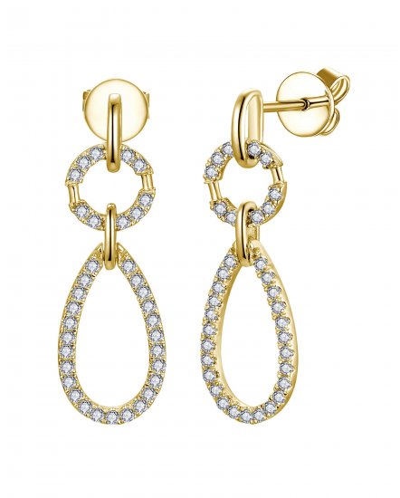 PEAR STYLE DIAMOND DANGLING (VE509)