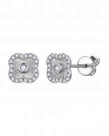 CLOVER STYLE DIAMOND STUDS (VE515)