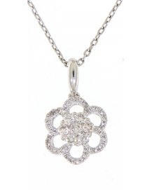 FLORAL CLUSTER DIAMOND PENDANT (VP211)