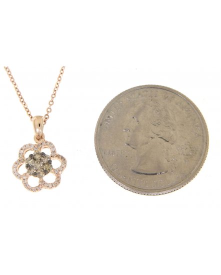 FLORAL CLUSTER DIAMOND PENDANT (VP211)