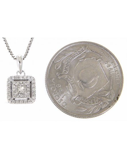 SQUARE DIAMOND PENDANT (VP216)