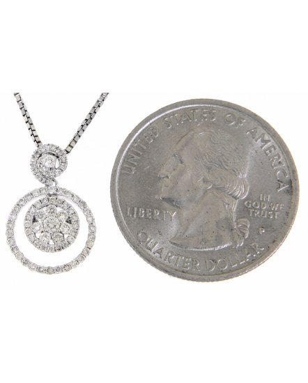 ROUND CLUSTER DIAMOND PENDANT (VP223)