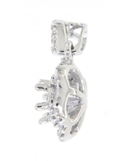 SEMI MOUNT DIAMOND PENDANT (VP230)