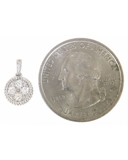 ROUND CLUSTER DIAMOND PENDANT (VP282)