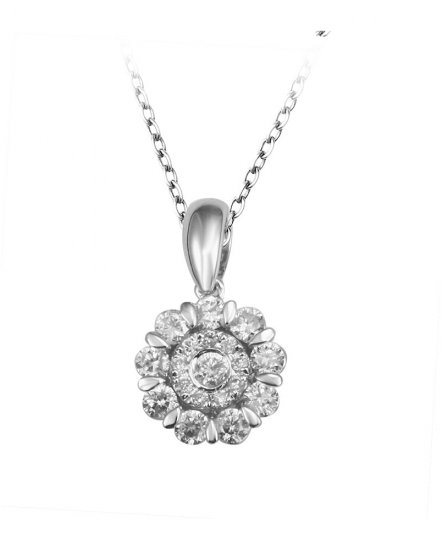 FLORAL STYLE DIAMOND PENDANT (VP283)