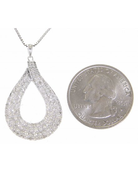 TEAR DROP DIAMOND PENDANT (VP332)