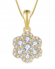 FLORAL STYLE DIAMOND PENDANT (VP335)