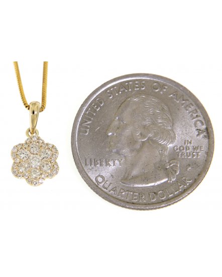 FLORAL STYLE DIAMOND PENDANT (VP335)