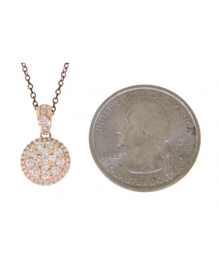 ROUND CLUSTER DIAMOND PENDANT (VP346)