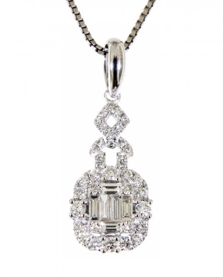 BAGUETTE DIAMOND PENDANT (VP367)