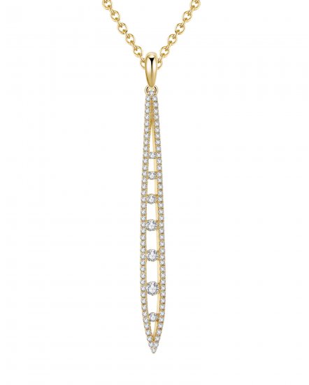 STRAIGHT BAR DIAMOND PENDANT (VP378)