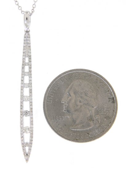 STRAIGHT BAR DIAMOND PENDANT (VP378)