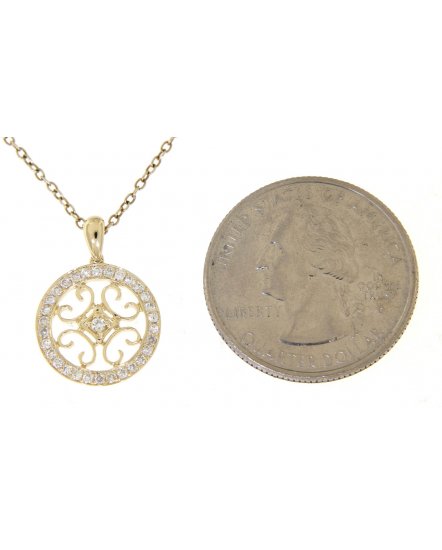 ROUND DIAMOND PENDANT (VP383)