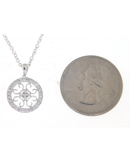 ROUND DIAMOND PENDANT (VP383)