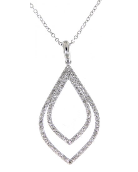 LEAF STYLE DIAMOND PENDANT (VP386)