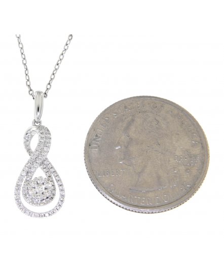 PEAR STYLE DIAMOND PENDANT (VP393)