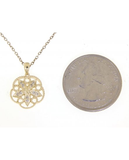 FLORAL STYLE DIAMOND PENDANT (VP397)