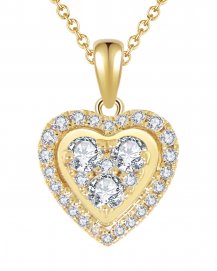 HEART DIAMOND PENDANT (VP398)