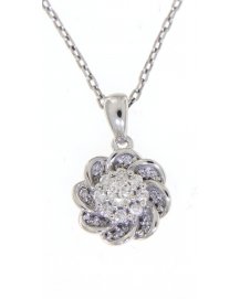 FLORAL STYLE DIAMOND PENDANT (VP408)