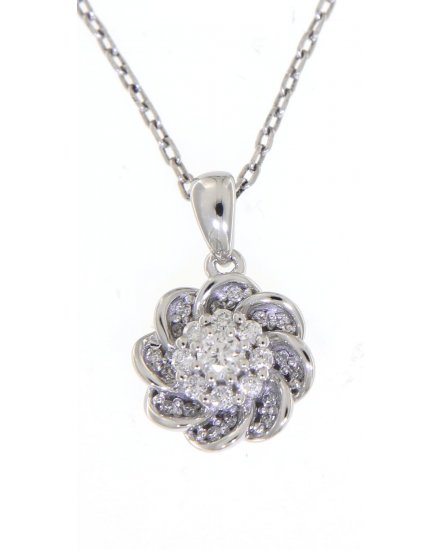 FLORAL STYLE DIAMOND PENDANT (VP408)