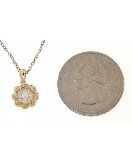 FLORAL STYLE DIAMOND PENDANT (VP408)