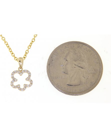 FLORAL STYLE DIAMOND PENDANT (VP414)