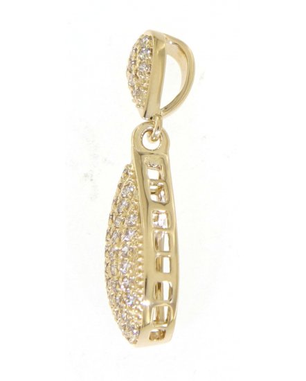PEAR STYLE DIAMOND PENDANT (VP415)