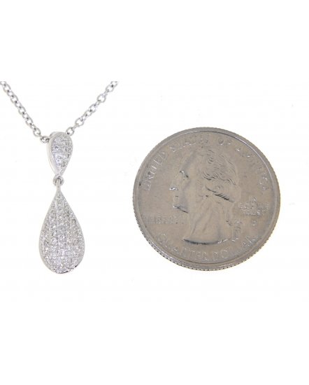PEAR STYLE DIAMOND PENDANT (VP415)