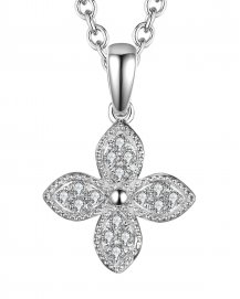 FOUR LEAF STYLE DIAMOND PENDANT (VP433)