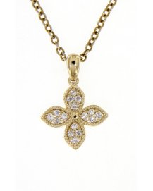FOUR LEAF STYLE DIAMOND PENDANT (VP433)