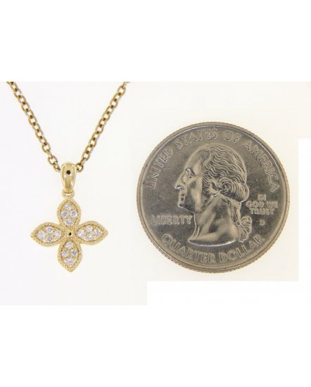 FOUR LEAF STYLE DIAMOND PENDANT (VP433)